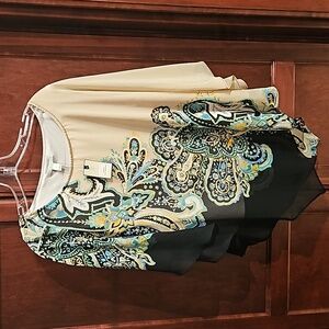 NWT Lovely Cape Blouse